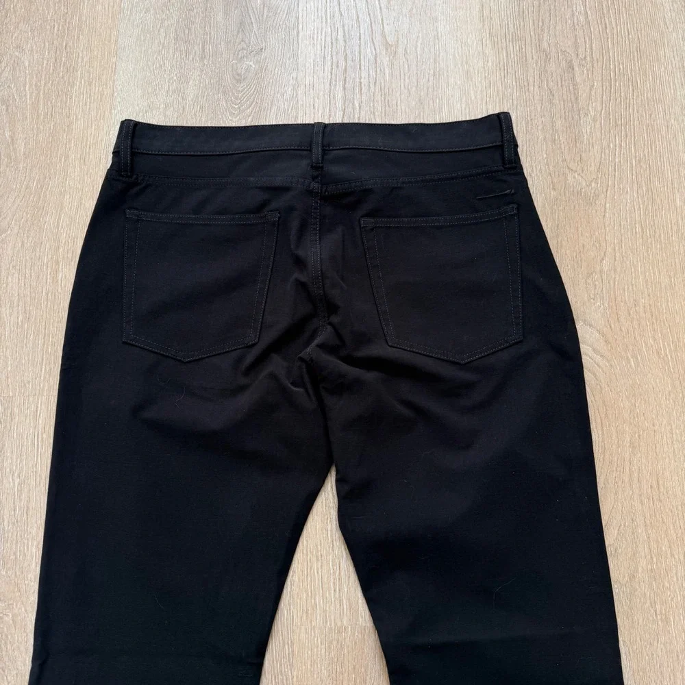J.Crew 770 Straight-Fit Tech Pant Mens 34x30 Black Stretch 5-Pocket BW477 NWT